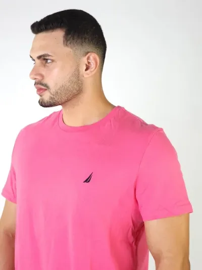 Camiseta Náutica para caballero color rosa