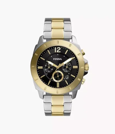 Reloj Fossil para caballero color plateado