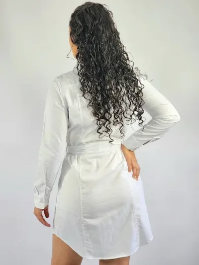 Vestido Cambridge Polo Club para dama color blanco