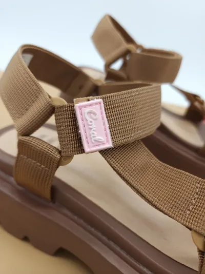 Sandalias Coral para dama Brandy Brown Tex