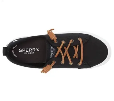 Tenis Sperry para dama color negro Crest Vibe Mainstrm Black