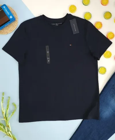 Camiseta Tommy Hilfiger para caballero color azul oscuro