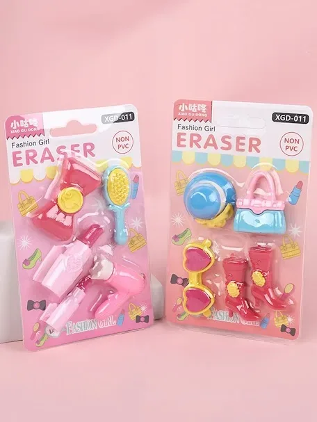 Set de borradores diseño de belleza multicolor al azar