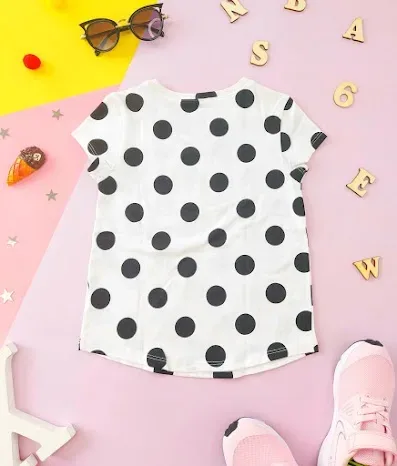 Blusa Old Navy para niña con diseño de puntos negros