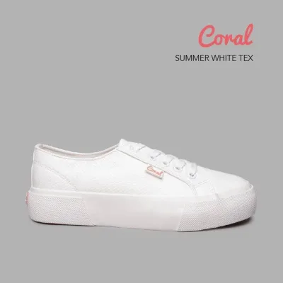 Tennis Coral para dama Summer White color blanco