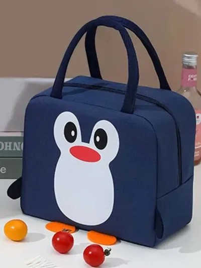 Lonchera termica con estampado de pinguino