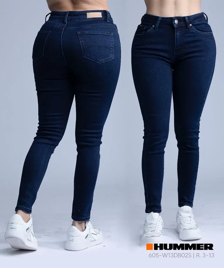 Jeans Hummer para dama 605-W13DB02S color azul