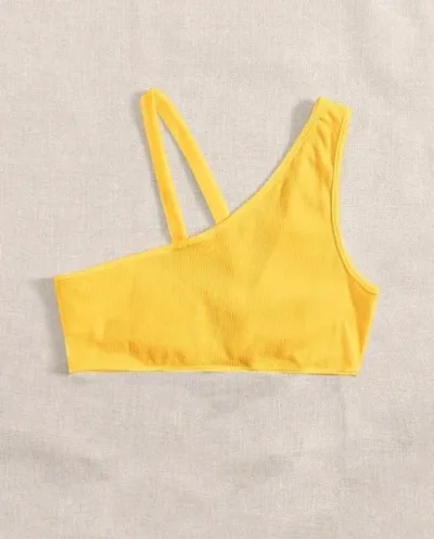 Top para dama color amarillo