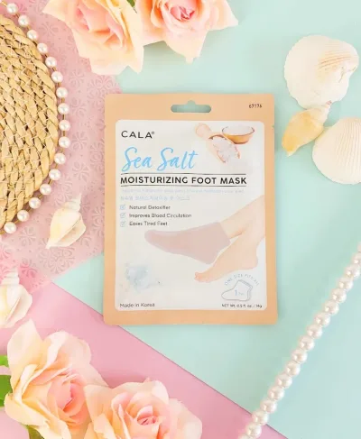 Mascarilla hidratante para pies con sal marina Cala 3 pares