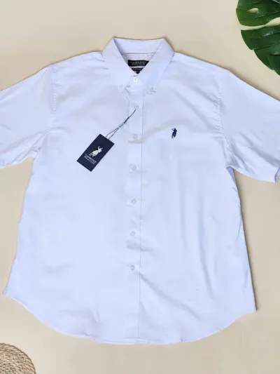 Camisa Cambridge Polo Club para caballero CP-19-063380P COLOR BLANCO