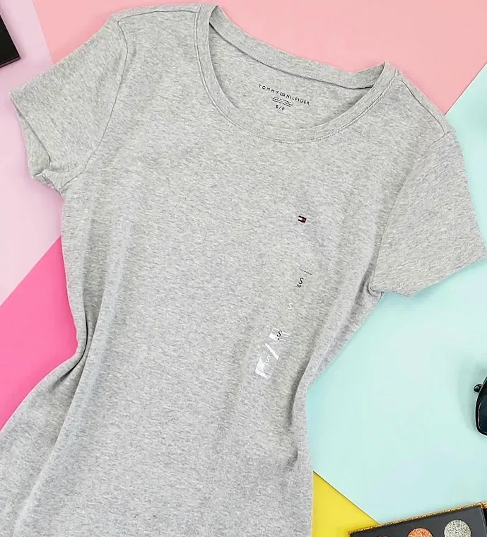 Camiseta Tommy Hilfiger para dama color gris