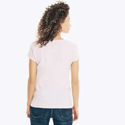 Camiseta NAUTICA blanca para dama