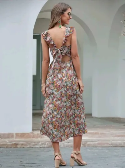 Vestido para dama diseño floral