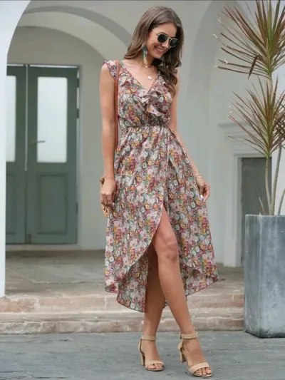 Vestido para dama diseño floral