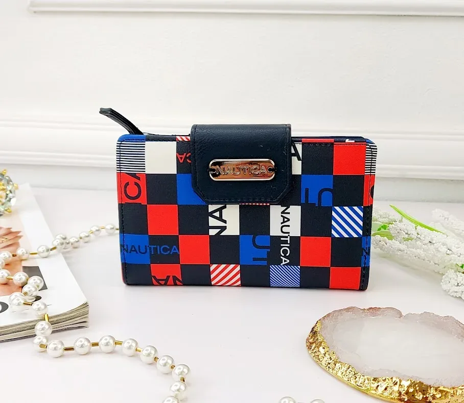 Cartera Naútica para dama multicolor