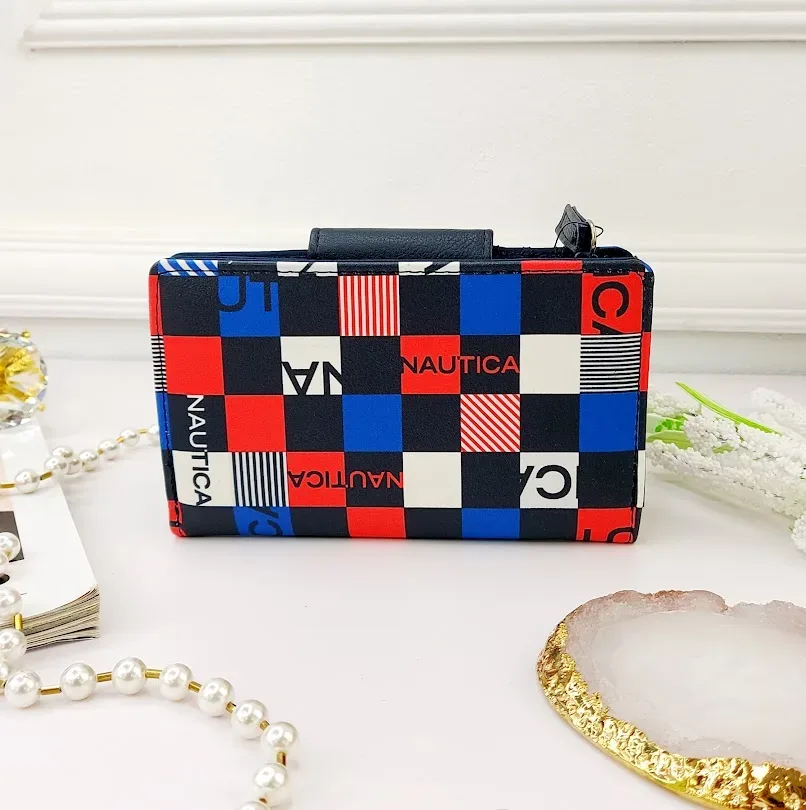 Cartera Naútica para dama multicolor