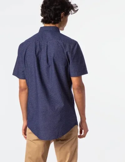 Camisa US Polo ASSN para caballero color azul