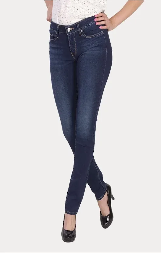 Jeans para dama Levi's skinny 711-0156 color azul