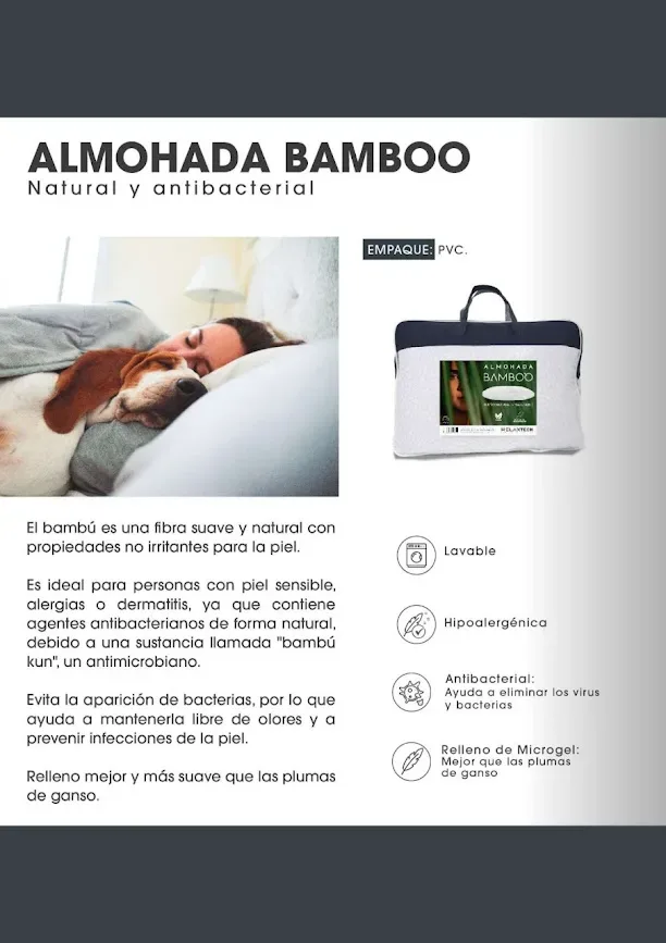 Almohada Bamboo