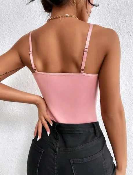 Body para dama color rosa coral
