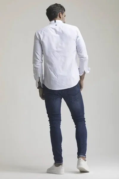 Camisa Hummer para caballero color blanco