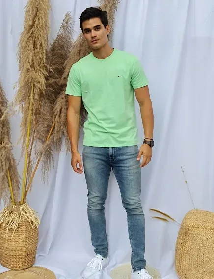 Camiseta Tommy Hilfiger para caballero color verde