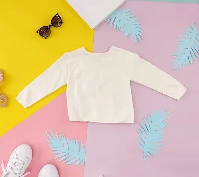 Suéter Old Navy para niña color blanco hueso