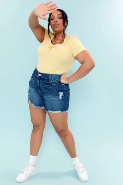 Short para dama color azul ES236968