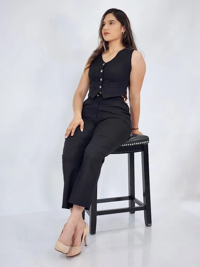 Conjunto color negro para dama