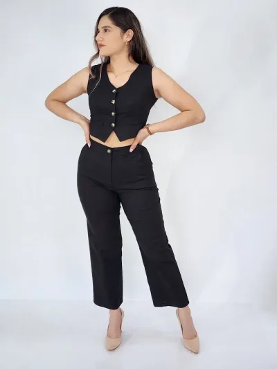 Conjunto color negro para dama