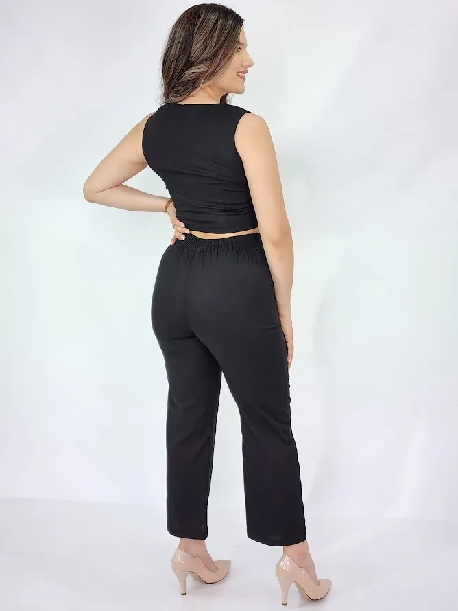 Conjunto color negro para dama