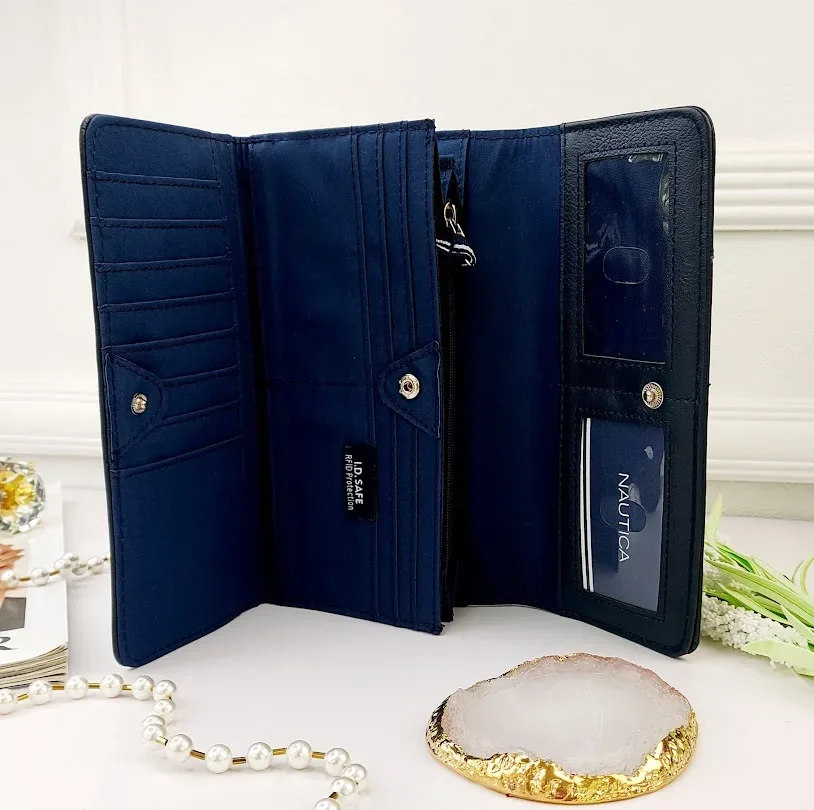 Cartera Naútica para dama color azul
