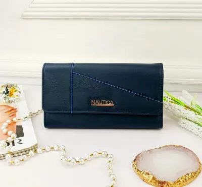 Cartera Naútica para dama color azul