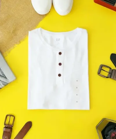 Camiseta GAP para caballero color blanco