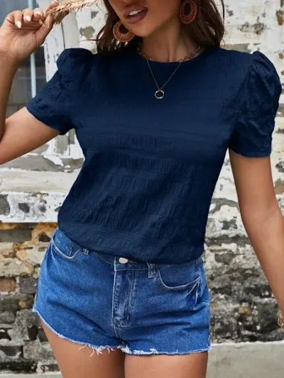 Blusa para dama color azul