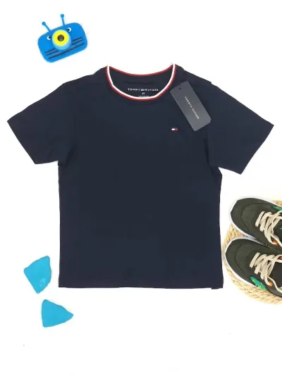 Camiseta Tommy Hilfilger para niño color azul