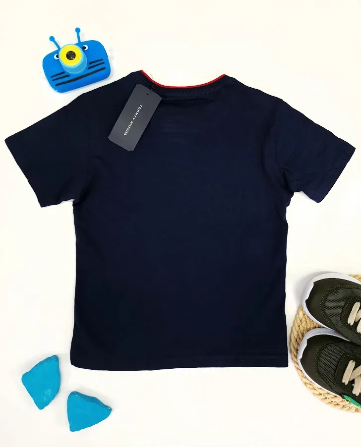 Camiseta Tommy Hilfilger para niño color azul