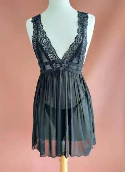 Lencería para dama color negro