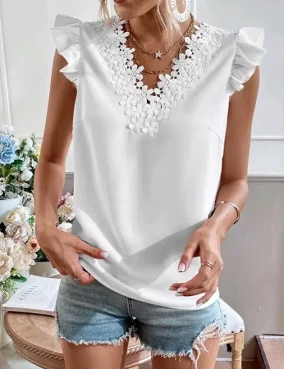 Blusa para dama color blanco.