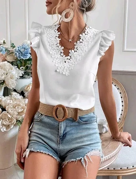 Blusa para dama color blanco.