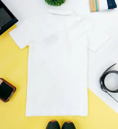 Camiseta Cambridge Polo Club para caballero color blanco