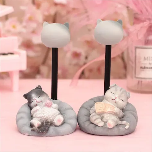 Lampara diseño de gato multicolor diseño al azar
