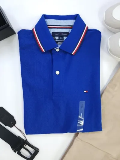 Camiseta Tommy Hilfiger para caballero color azul