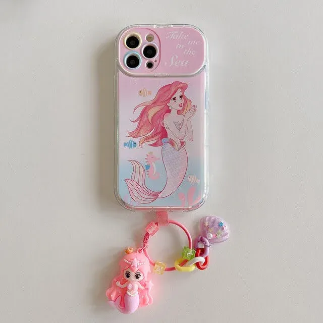 Funda para celular con diseño de Disney la Sirenita