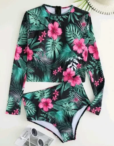Vestido de baño para dama multicolor