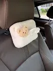 Caja para pañuelo con diseño de oso