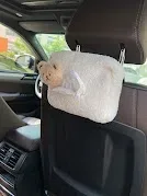 Caja para pañuelo con diseño de oso