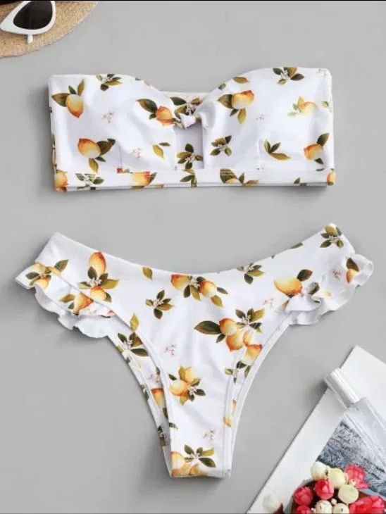 Vestido de baño para dama color blanco