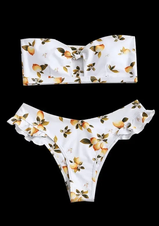 Vestido de baño para dama color blanco
