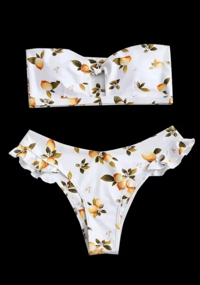 Vestido de baño para dama color blanco